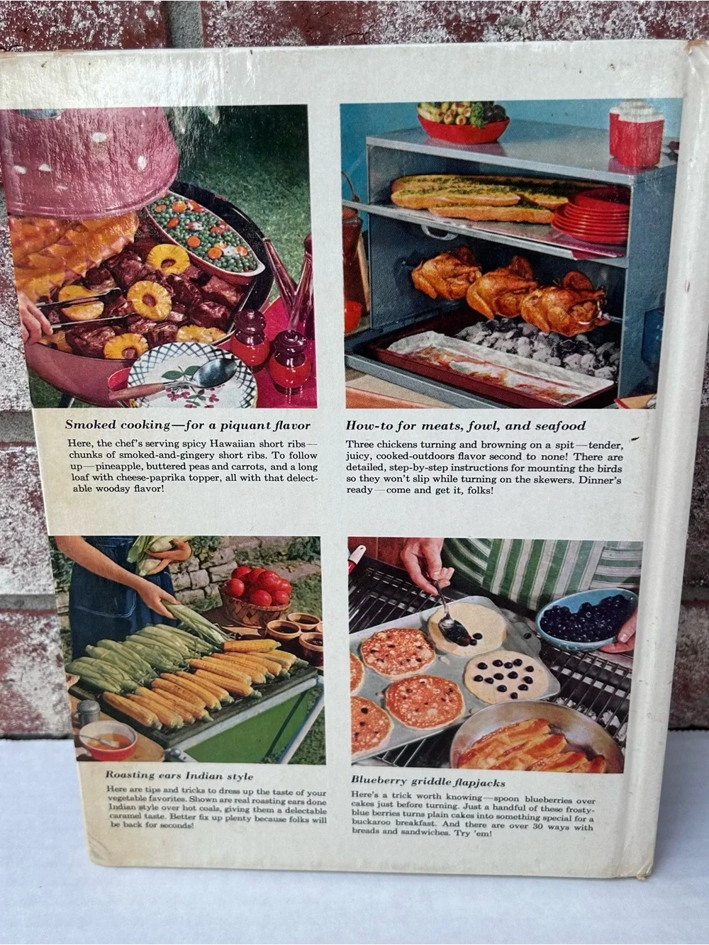 Better Homes & Gardens Barbecue Book Vintage Hardcover 1959 Recipes Cookbook